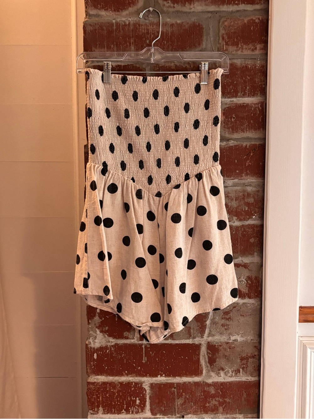Strapless Romper